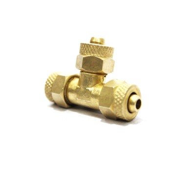 Brass Pu Tee Equal Pneumatic